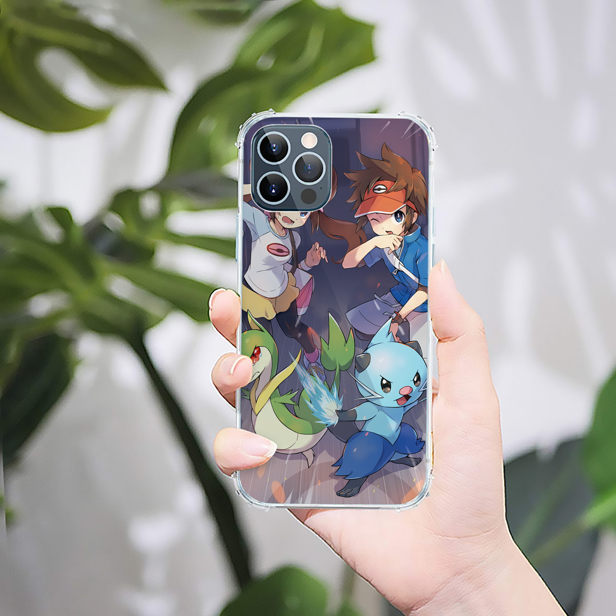 （画像用） ポケットモンスター Pokémon 【iPhone 12シリーズ対応】透明スマホケース（クリアソフトケース）